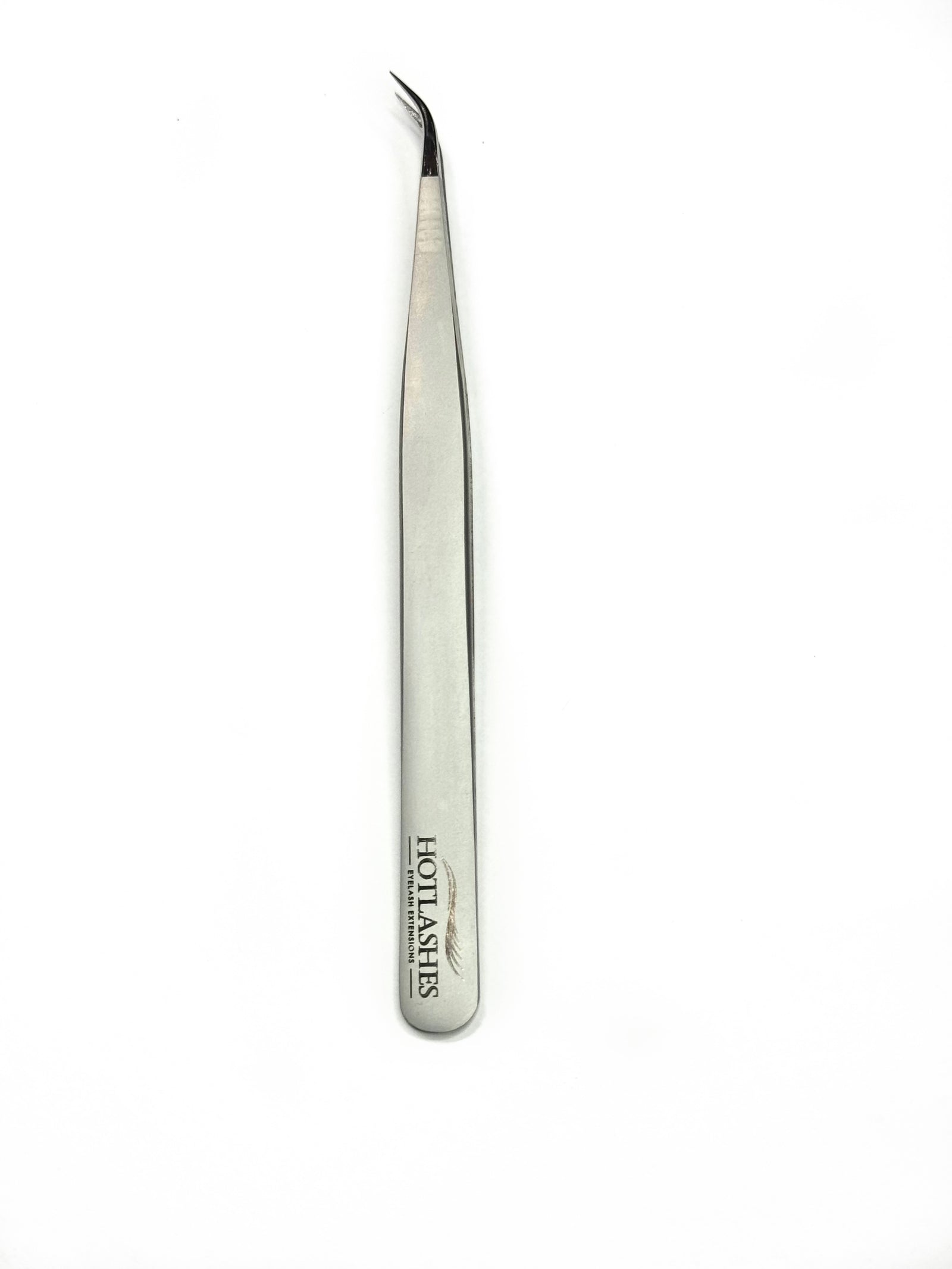 Lash Tweezers: Thin Tip J Curve Angled 14cm